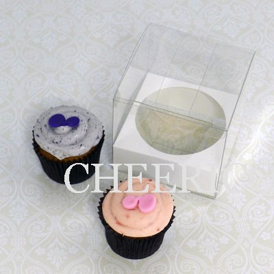 1 Cupcake Clear PVC Box($1.65/pc x 25 units)