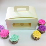 6 Cupcake Window Box w Handle ($3.00/pc x 25 units)